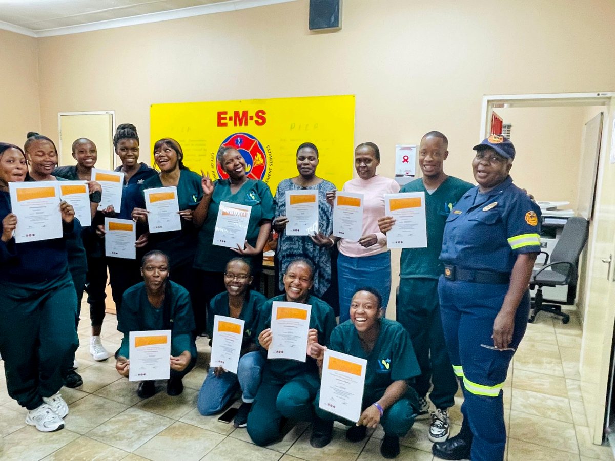 CWWs with first aid certificates at the fire station